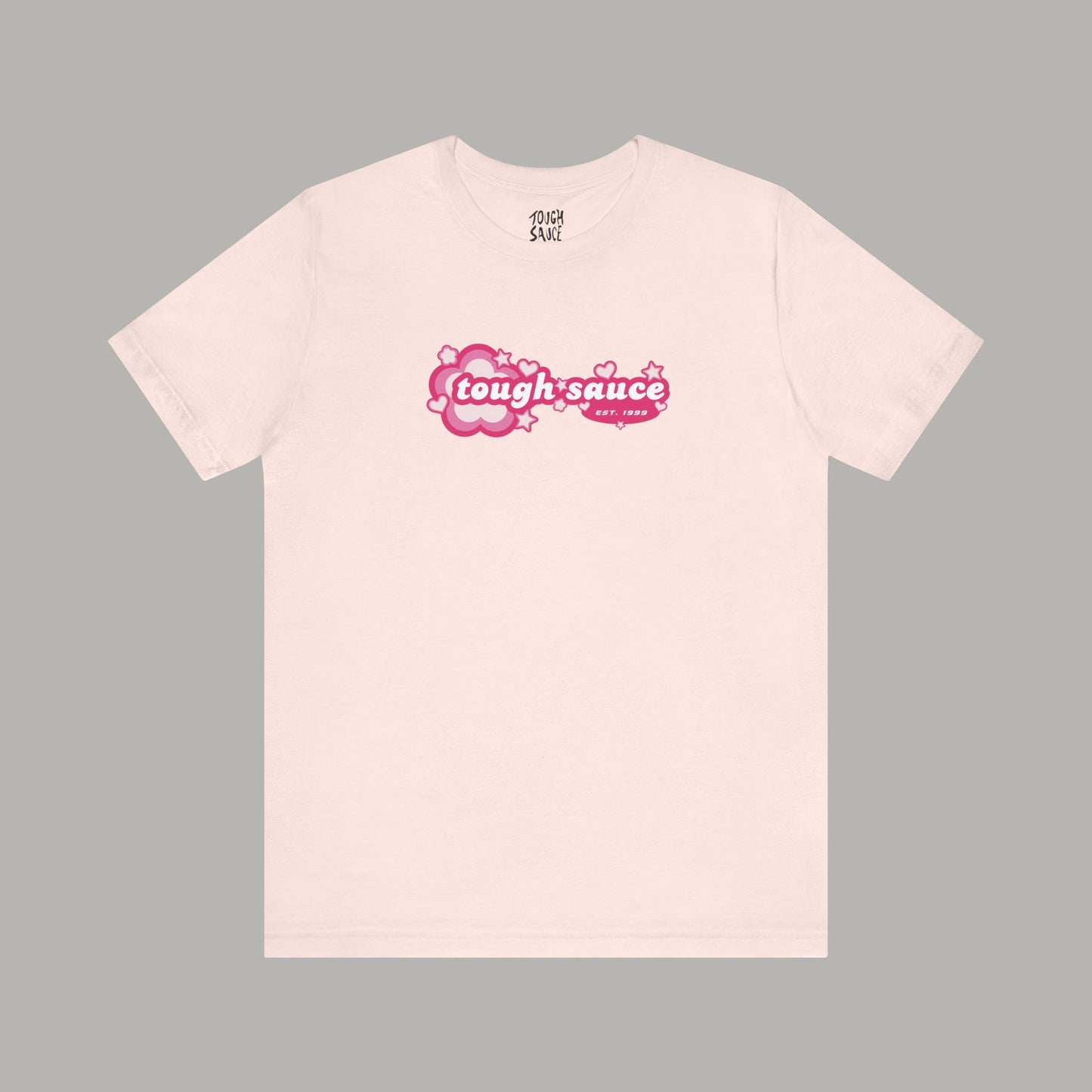 Tough Sauce Power Puff Light Pink Unisex T-Shirt