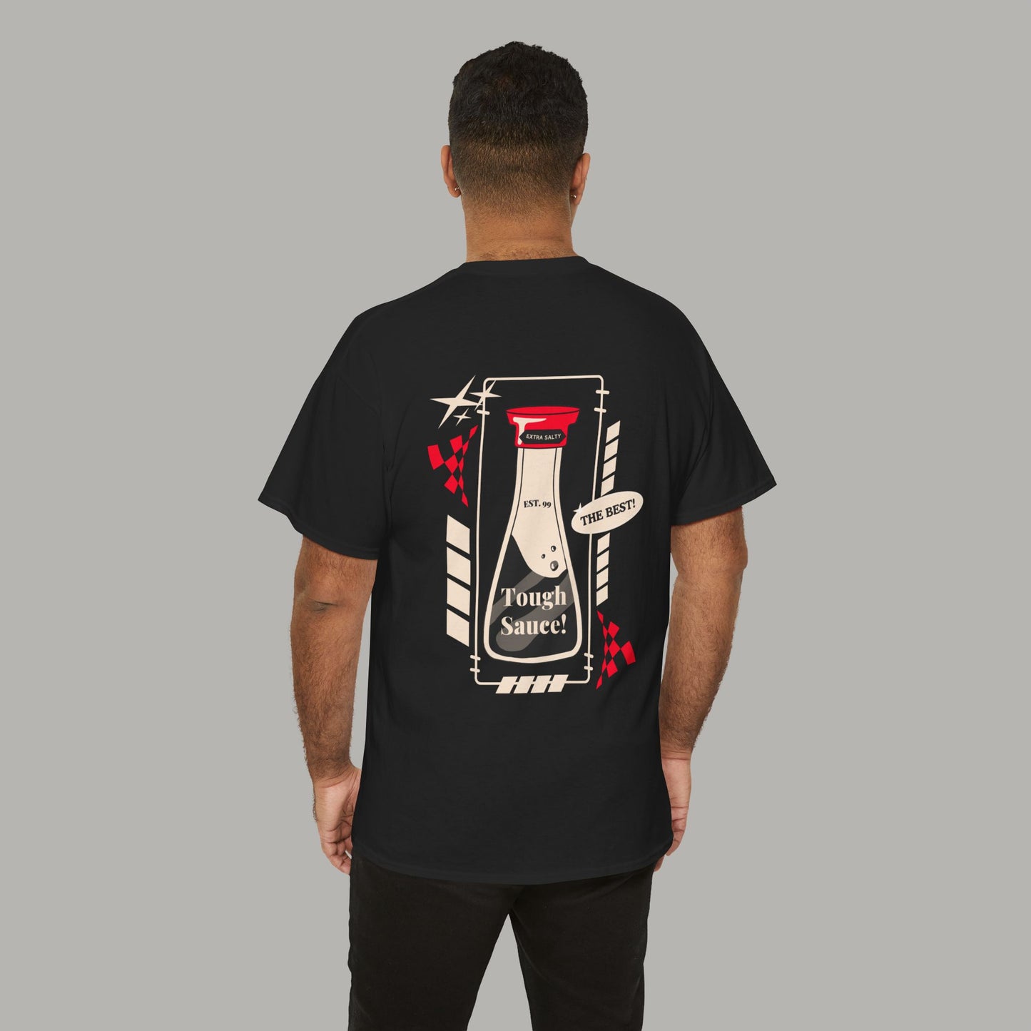 Tough Sauce The Best Soy Sauce Black Heavy Cotton Tee