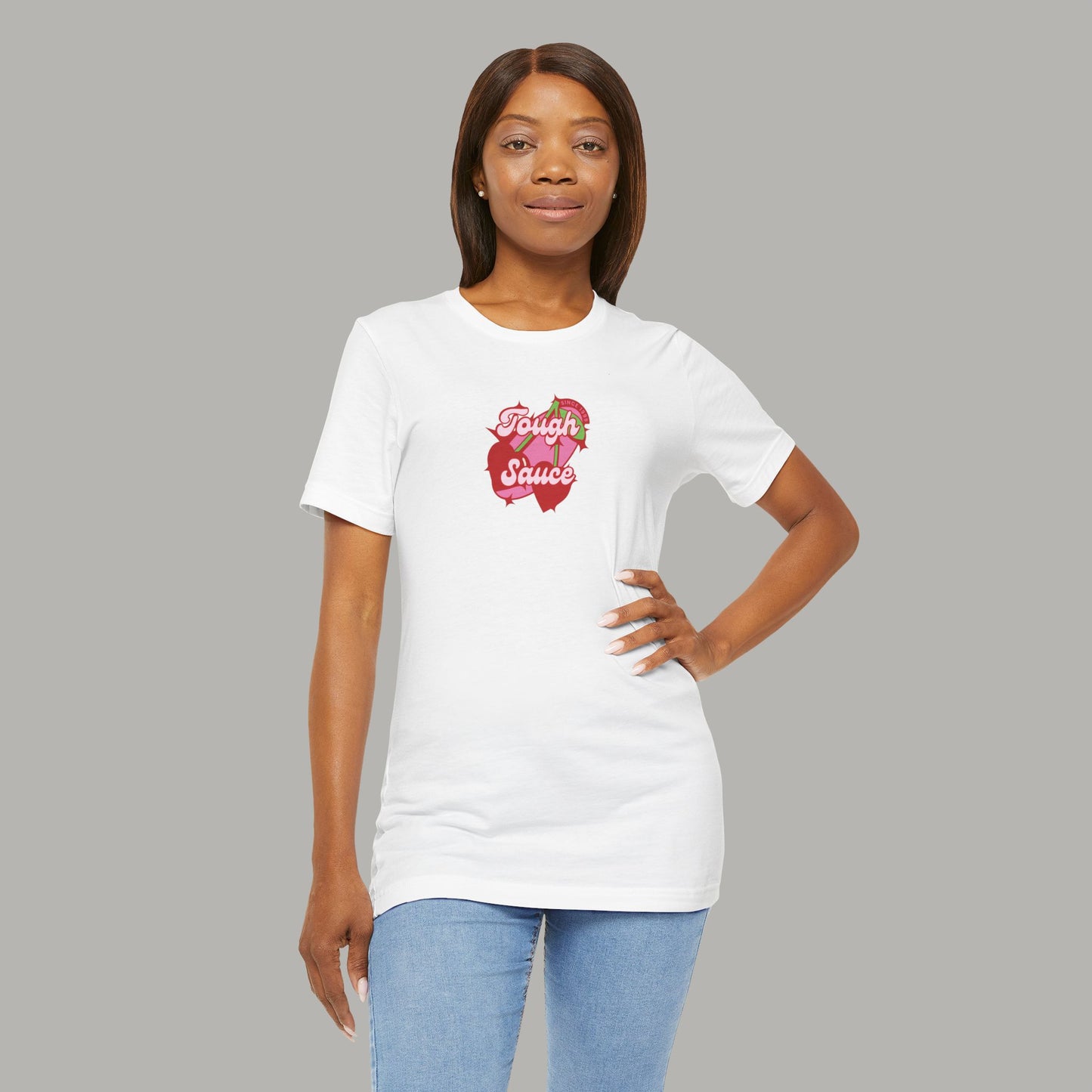 Tough Sauce Cherry On Top White Unisex T-Shirt