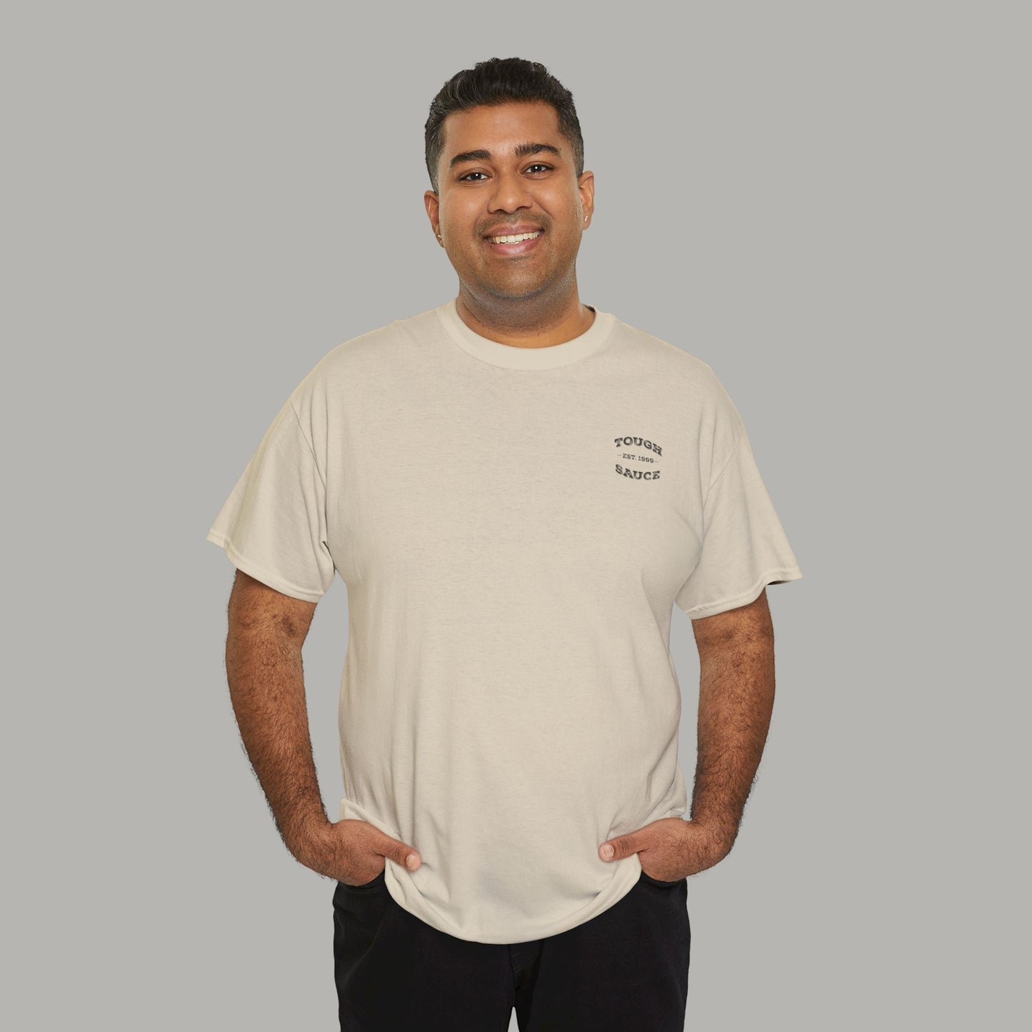 Tough Sauce Cowboy Classic Sand Heavy Weight Cotton Tee