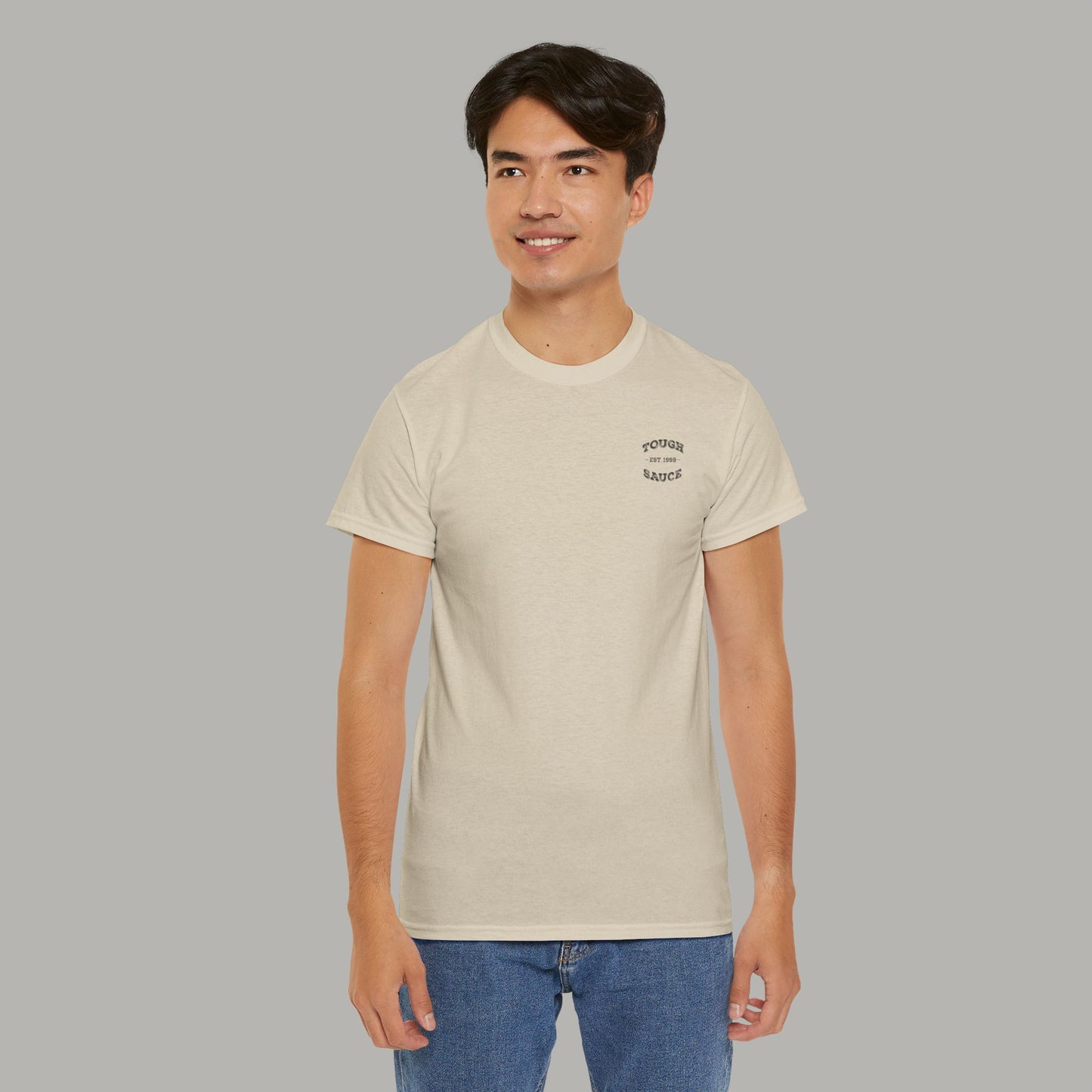 Tough Sauce Cowboy Classic Sand Heavy Weight Cotton Tee
