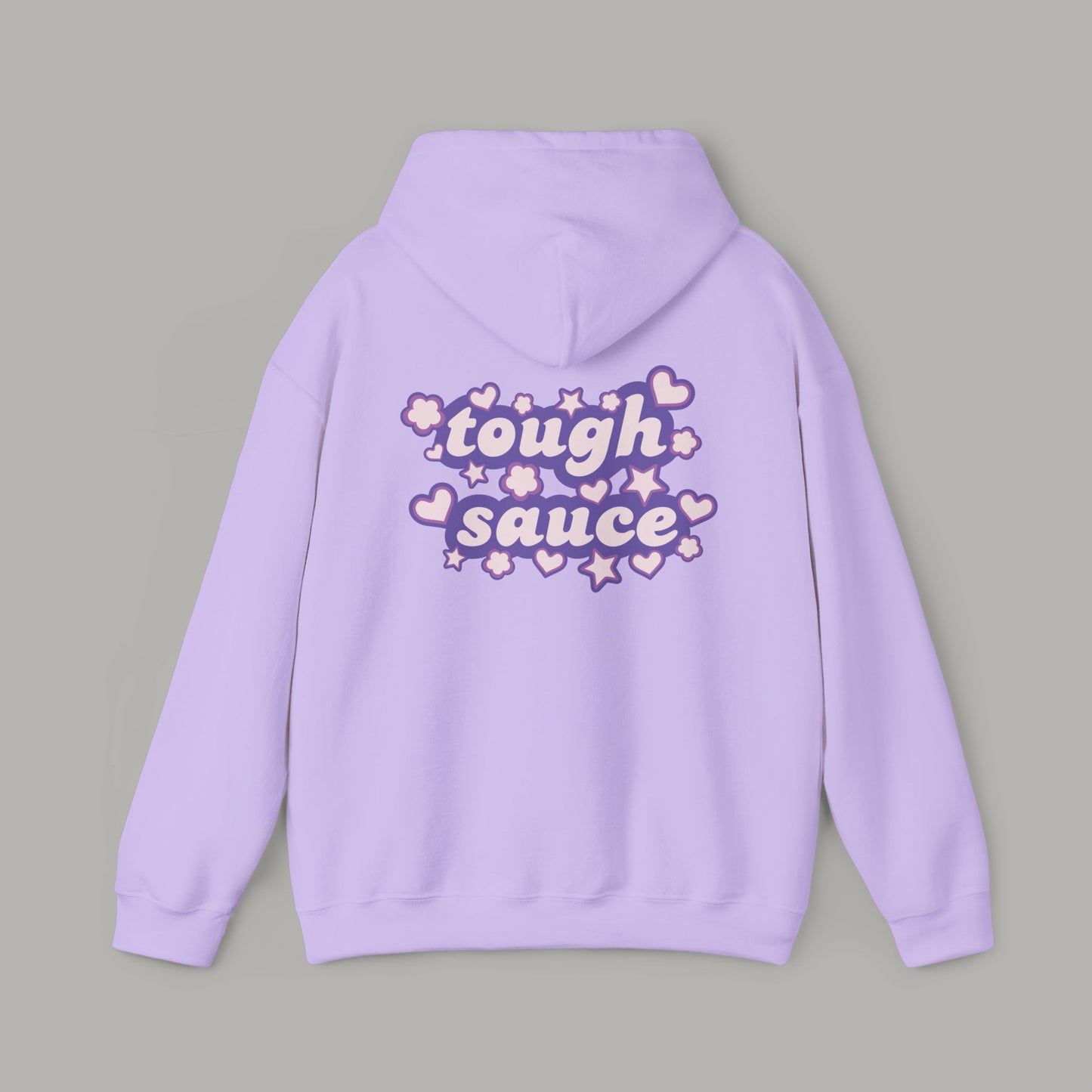 Tough Sauce Power Puff Purple Heavy Weight Hoodie