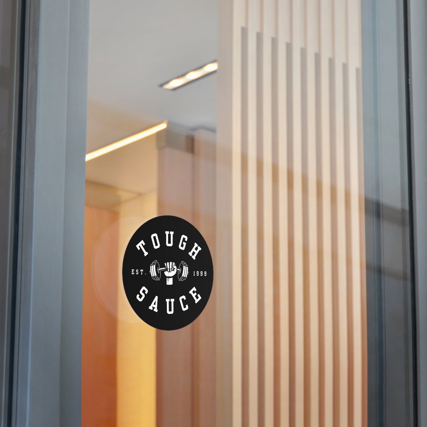 Tough Sauce Gym Round Vinyl Sticker