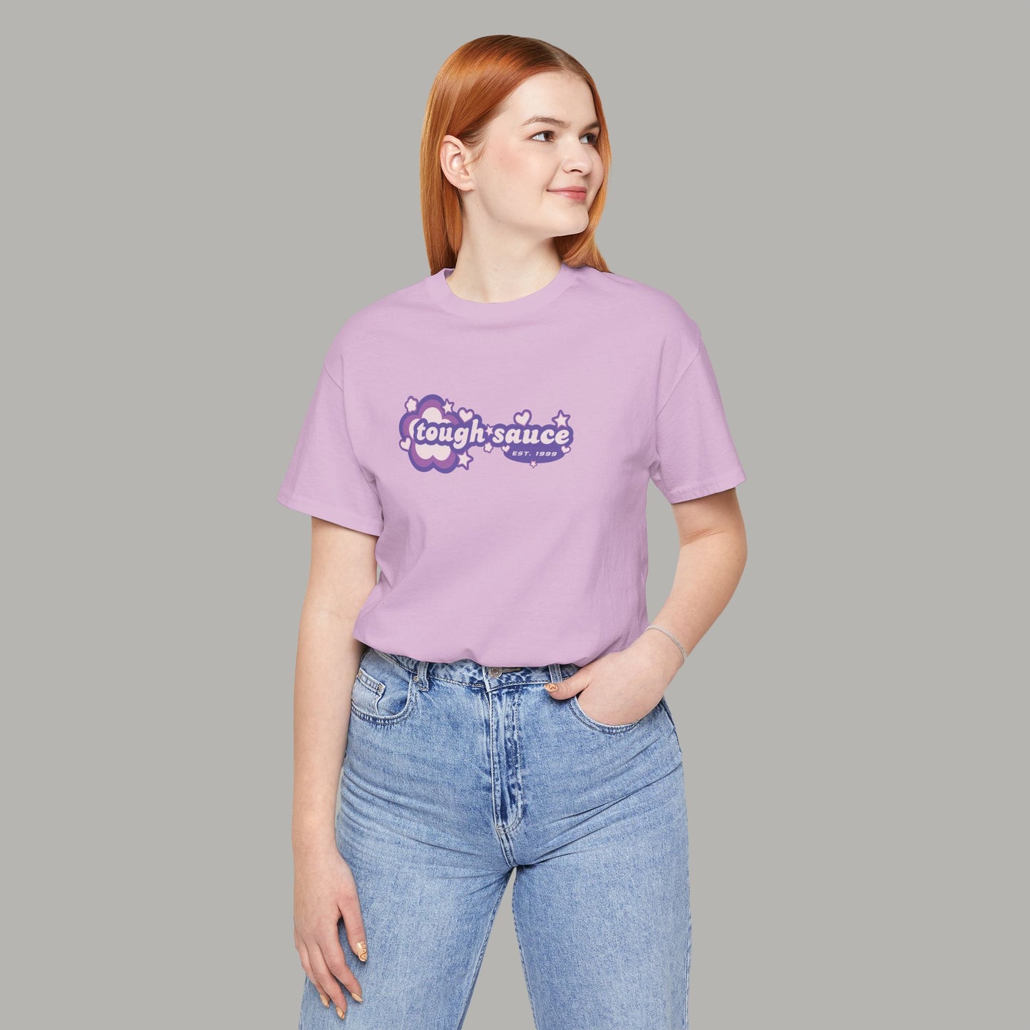 Tough Sauce Power Puff Purple Unisex T-Shirt