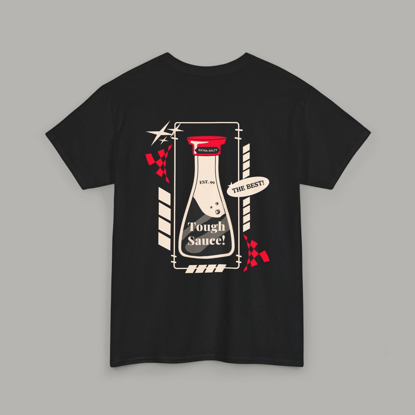 Tough Sauce The Best Soy Sauce Black Heavy Cotton Tee