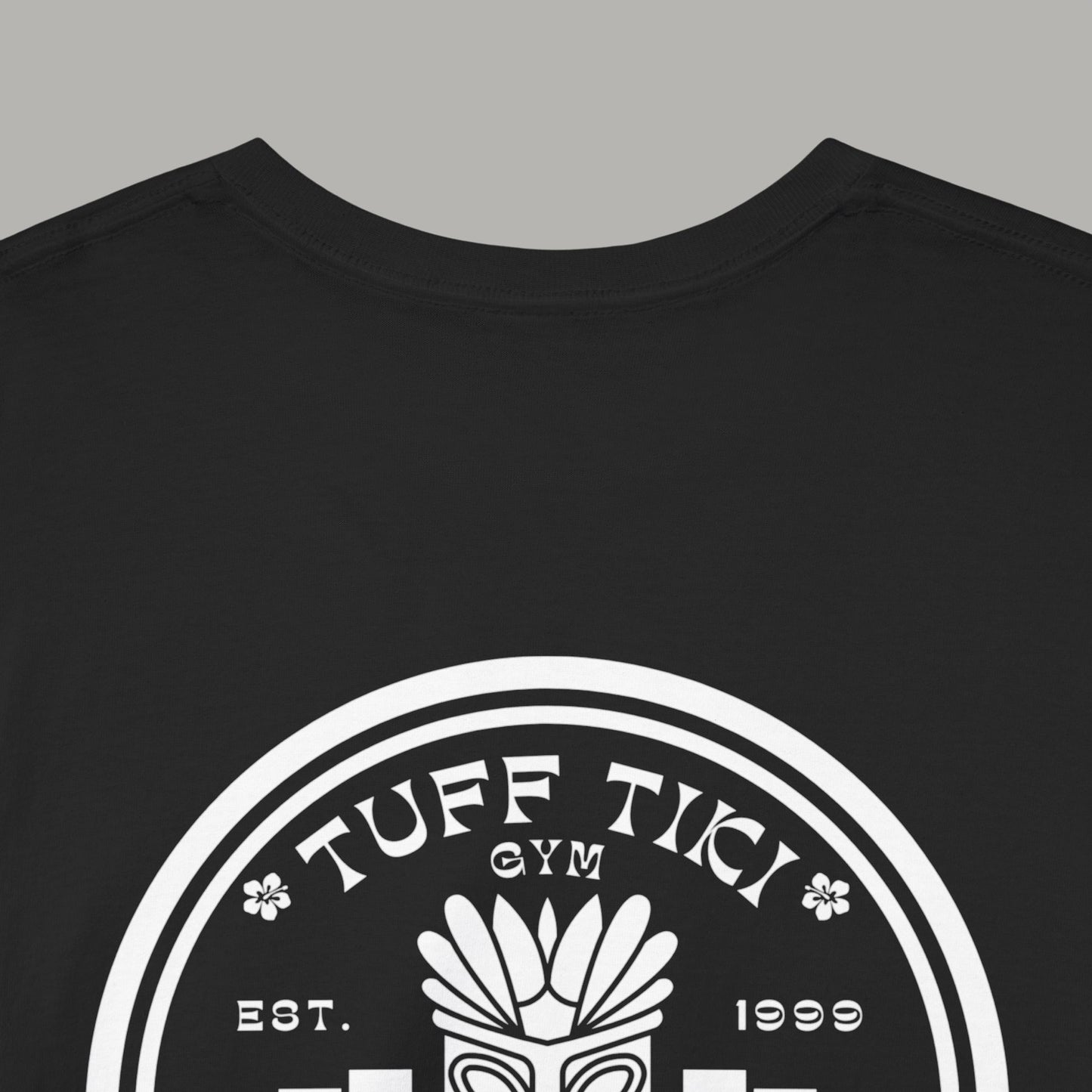 Tough Sauce Black Tuff Tiki Gym Heavy Cotton Tee