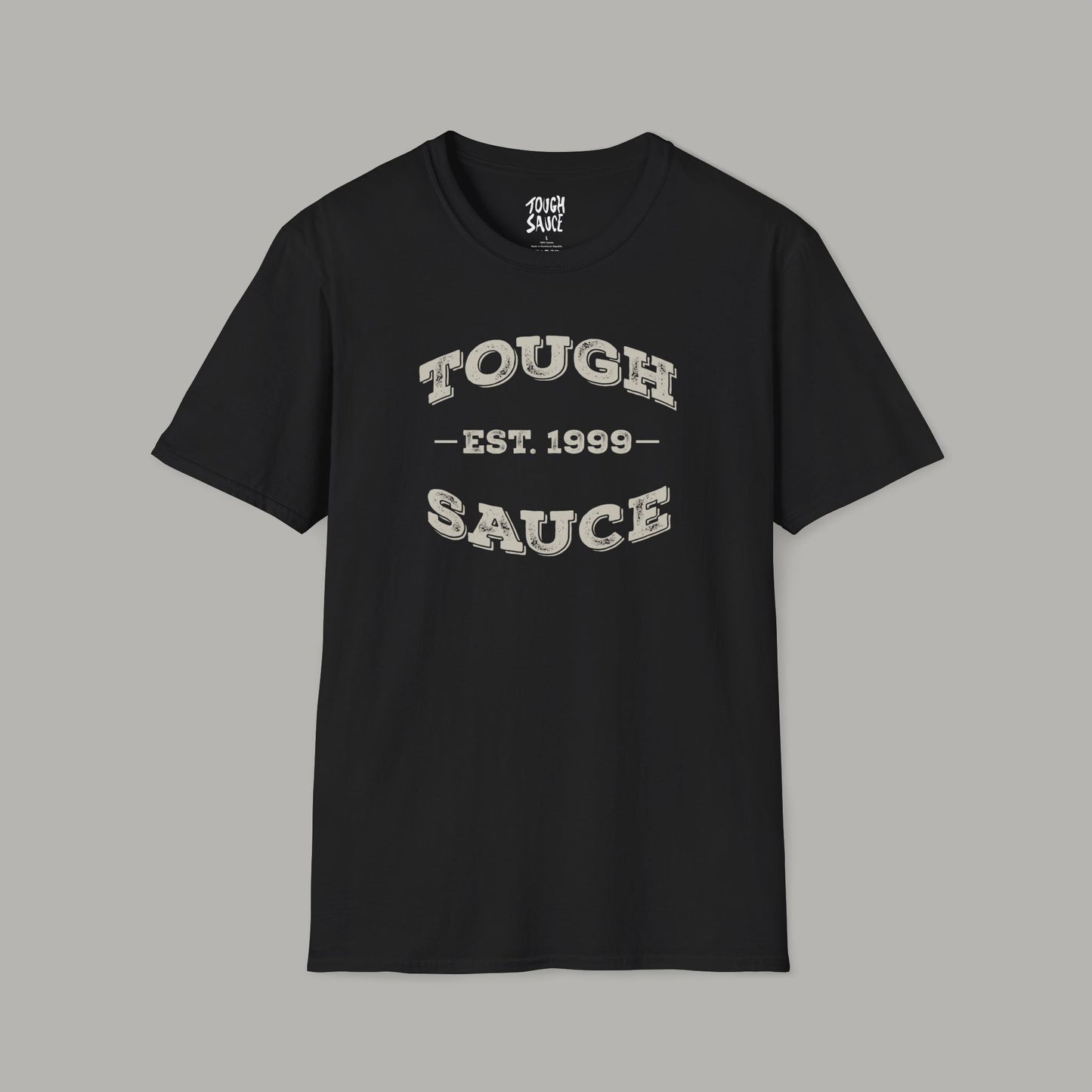 Tough Sauce Classic Black Unisex Soft Workout T-Shirt