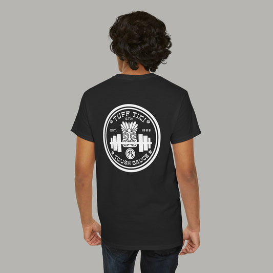 Tough Sauce Black Tuff Tiki Gym Heavy Cotton Tee