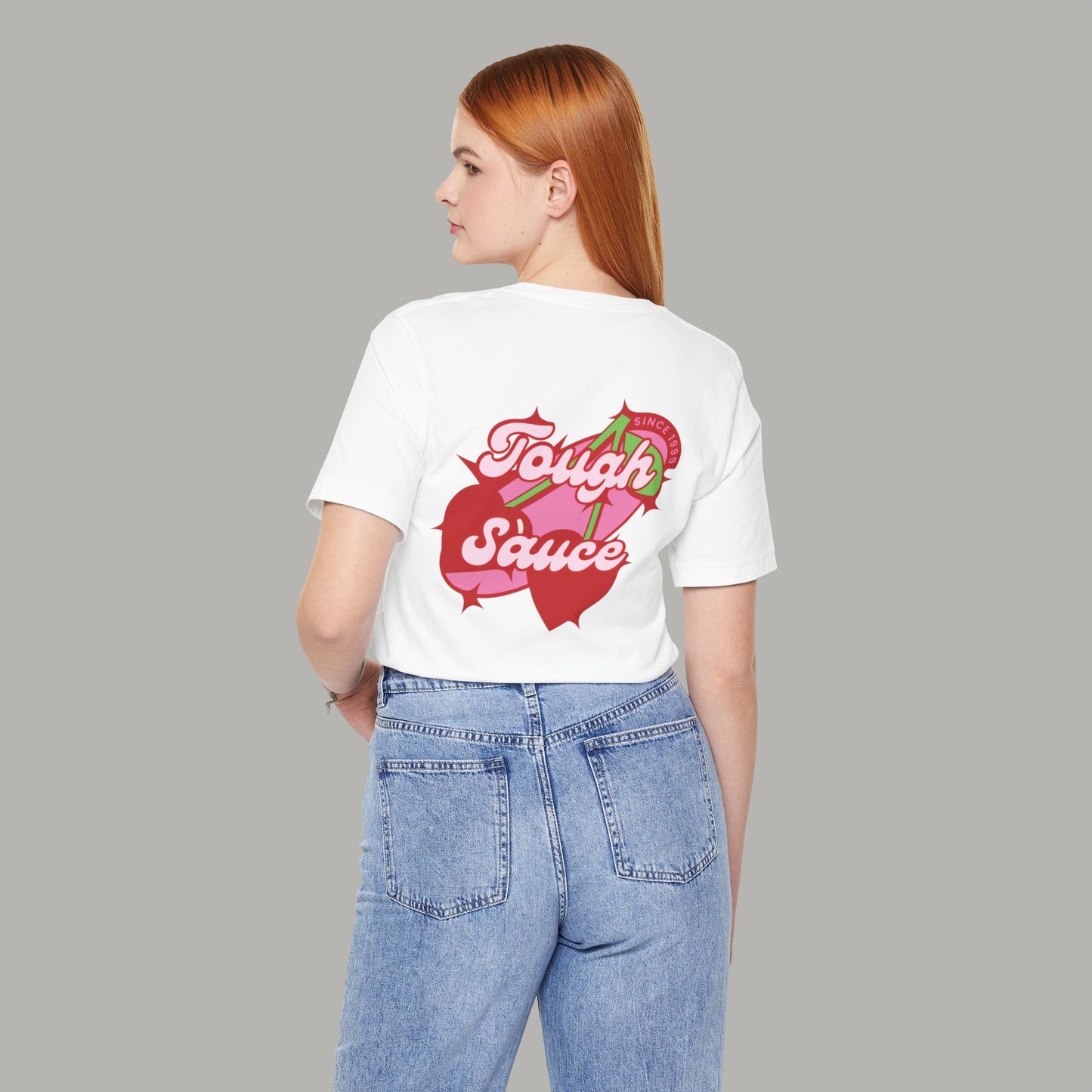 Tough Sauce Cherry On Top White Unisex T-Shirt