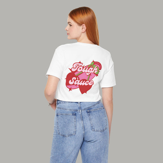 Tough Sauce Cherry On Top White Unisex T-Shirt