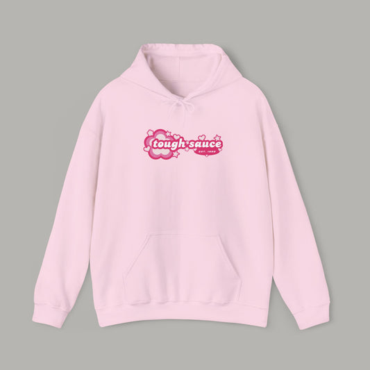 Tough Sauce Power Puff Pink Heavy Weight Hoodie