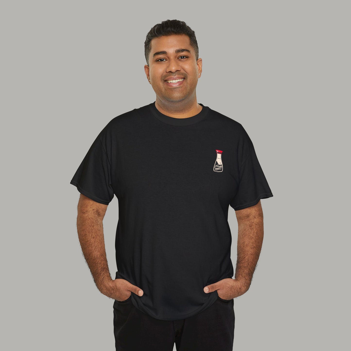 Tough Sauce The Best Soy Sauce Black Heavy Cotton Tee