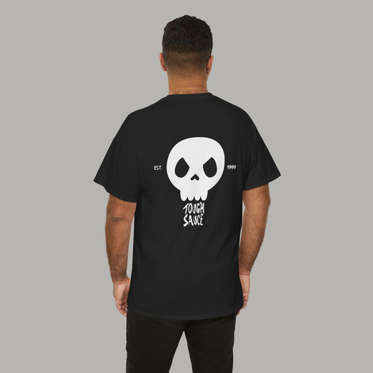 Tough Sauce Skull Dude Black Heavy Cotton Tee