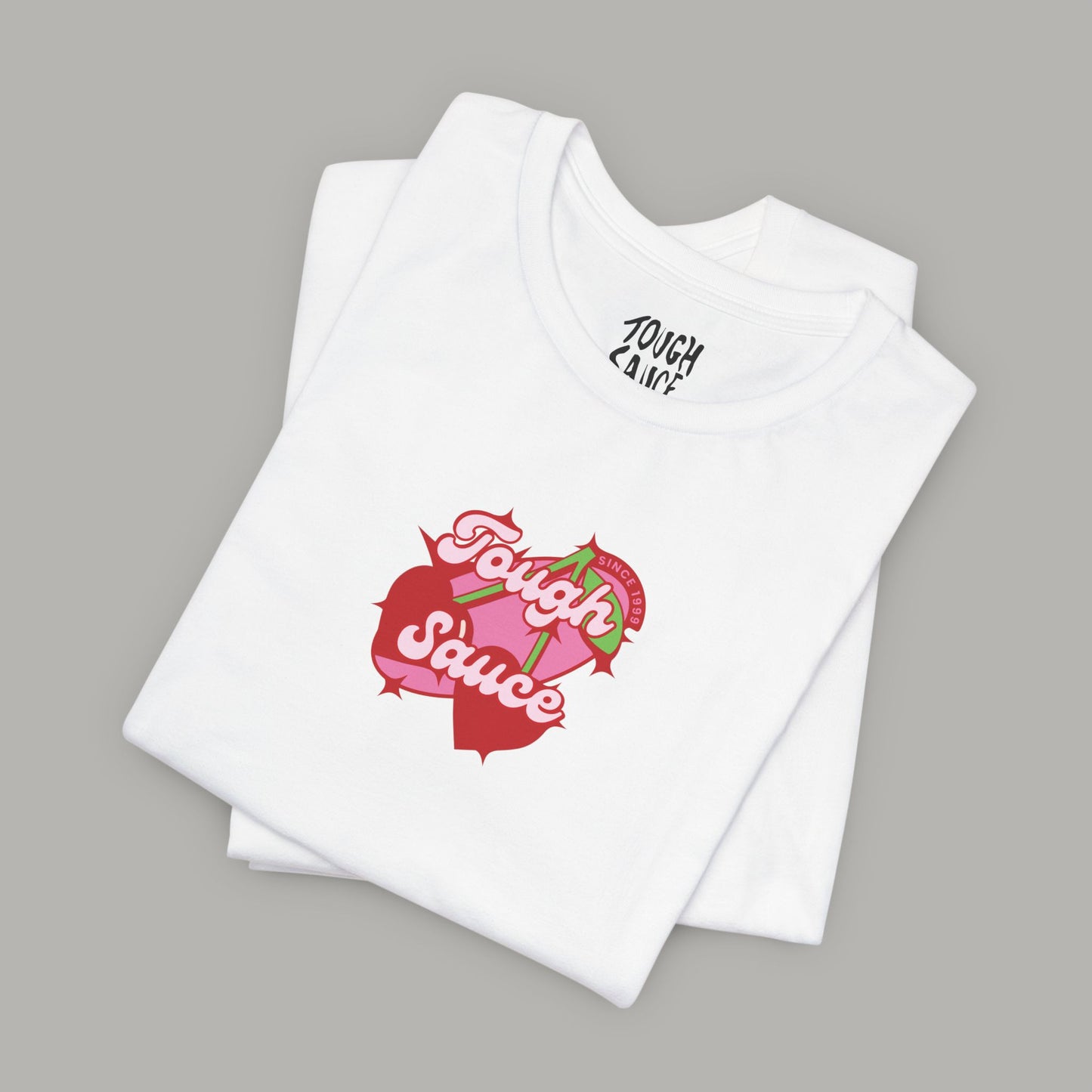 Tough Sauce Cherry On Top White Unisex T-Shirt