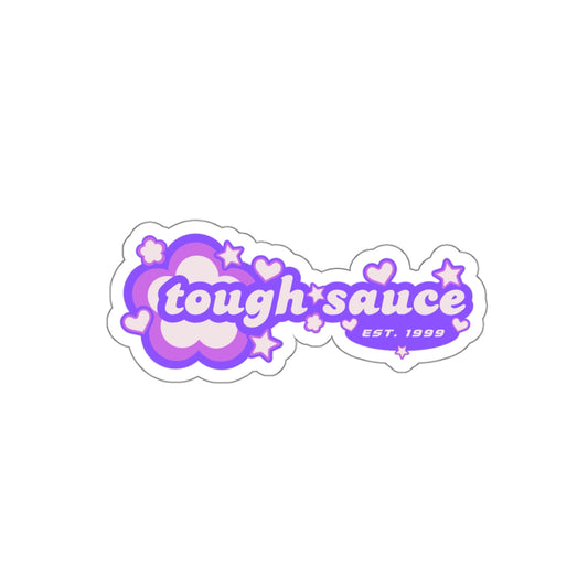 Tough Sauce Power Puff Purple Sticker