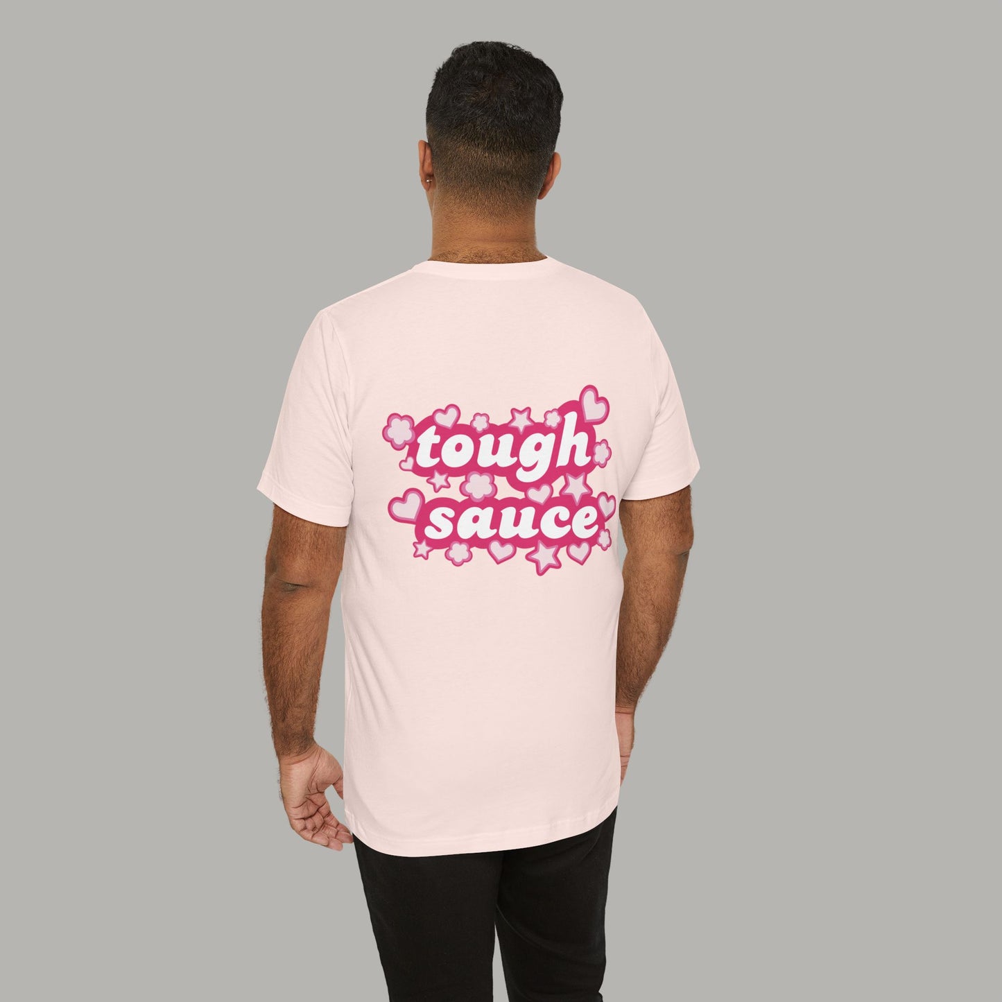 Tough Sauce Power Puff Light Pink Unisex T-Shirt