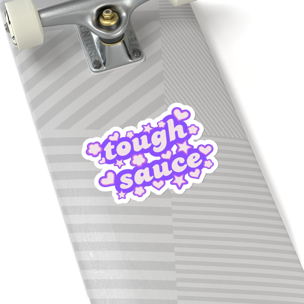 Tough Sauce Big Power Puff Purple Sticker