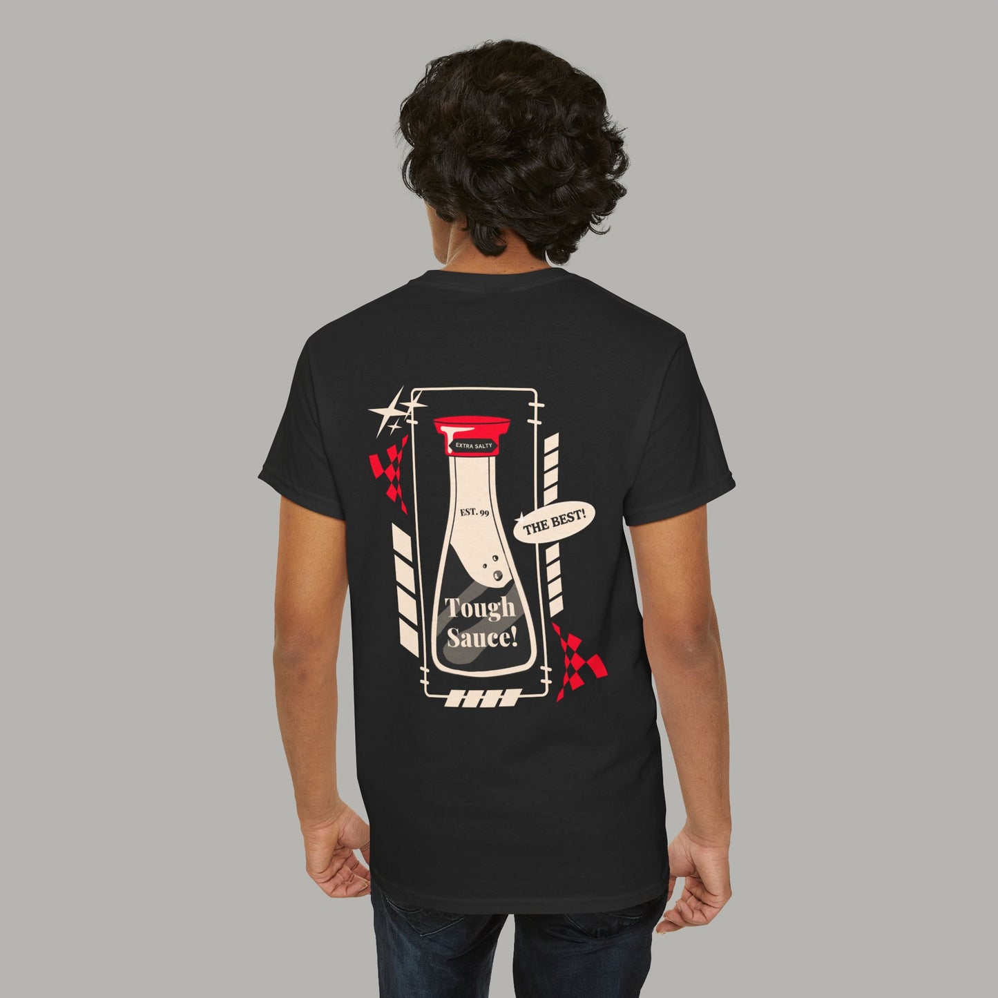 Tough Sauce The Best Soy Sauce Black Heavy Cotton Tee