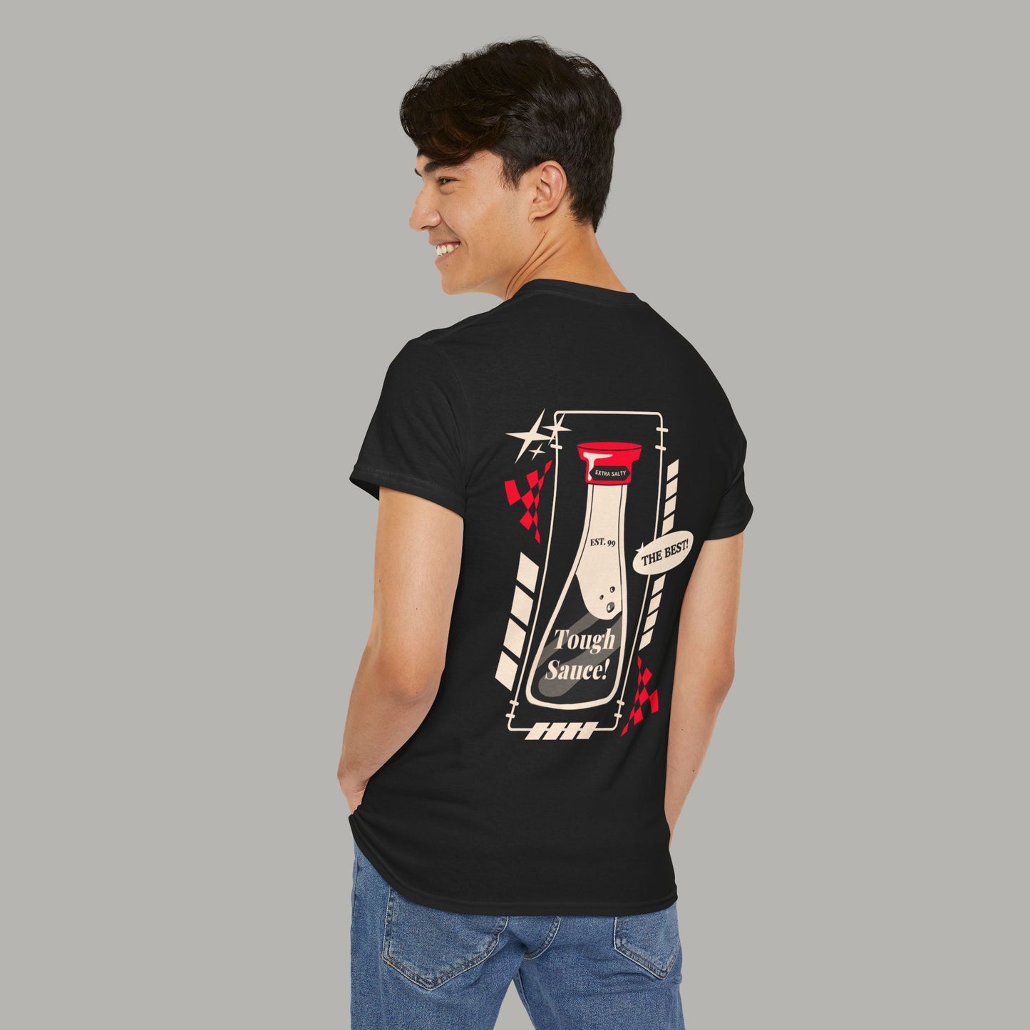 Tough Sauce The Best Soy Sauce Black Heavy Cotton Tee