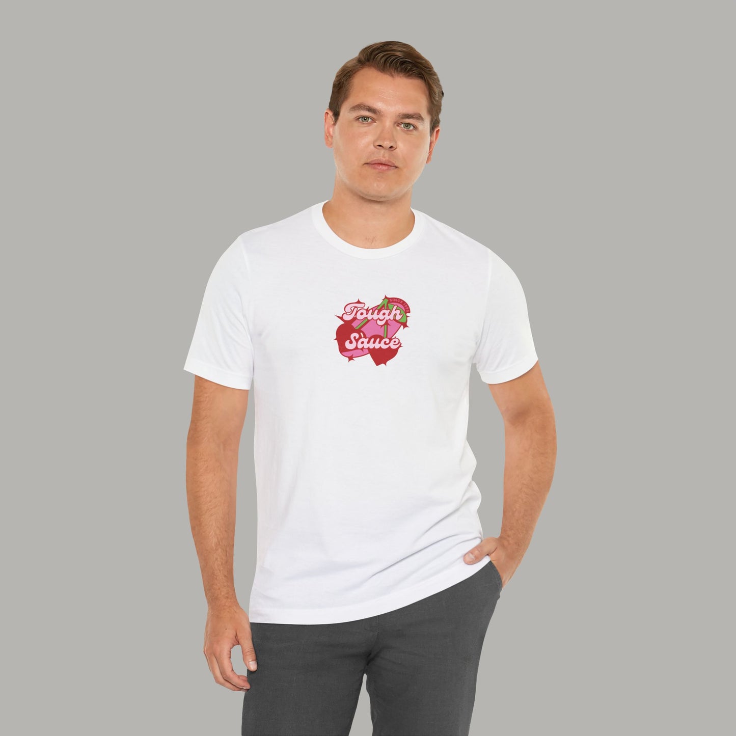 Tough Sauce Cherry On Top White Unisex T-Shirt