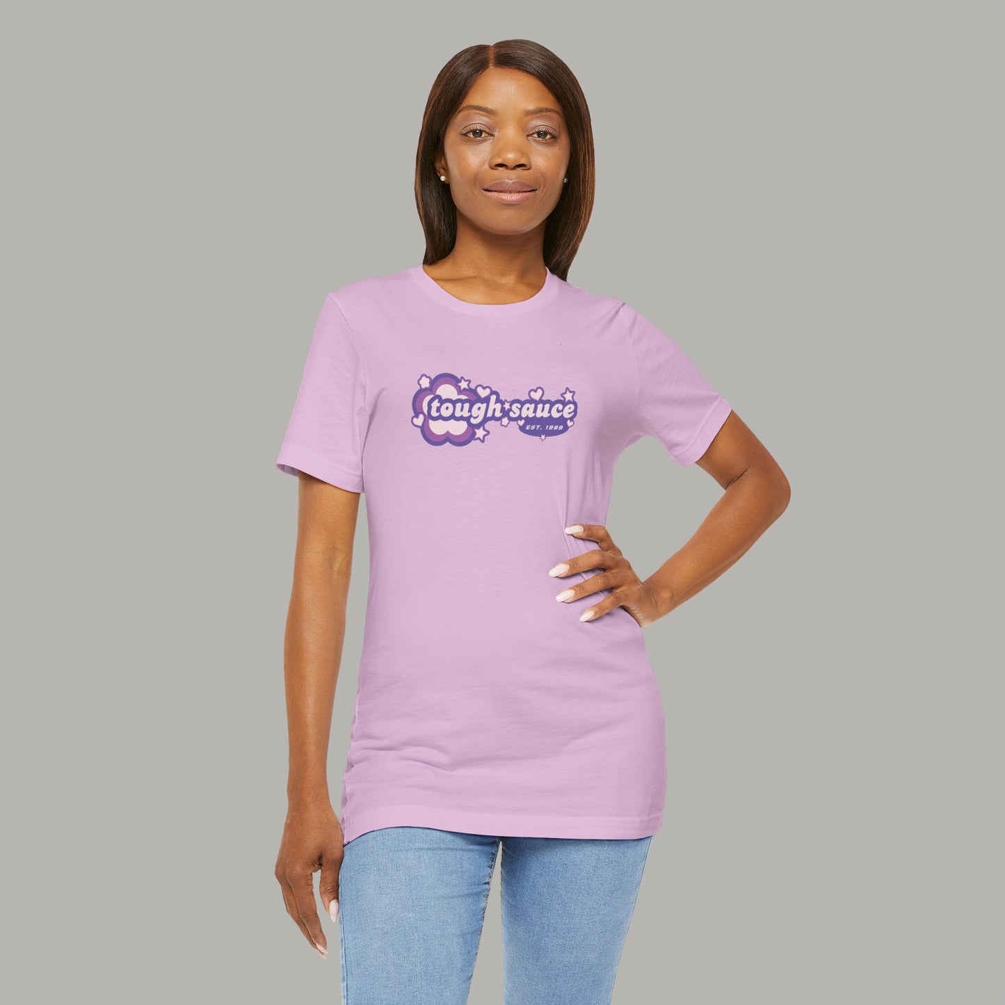 Tough Sauce Power Puff Purple Unisex T-Shirt