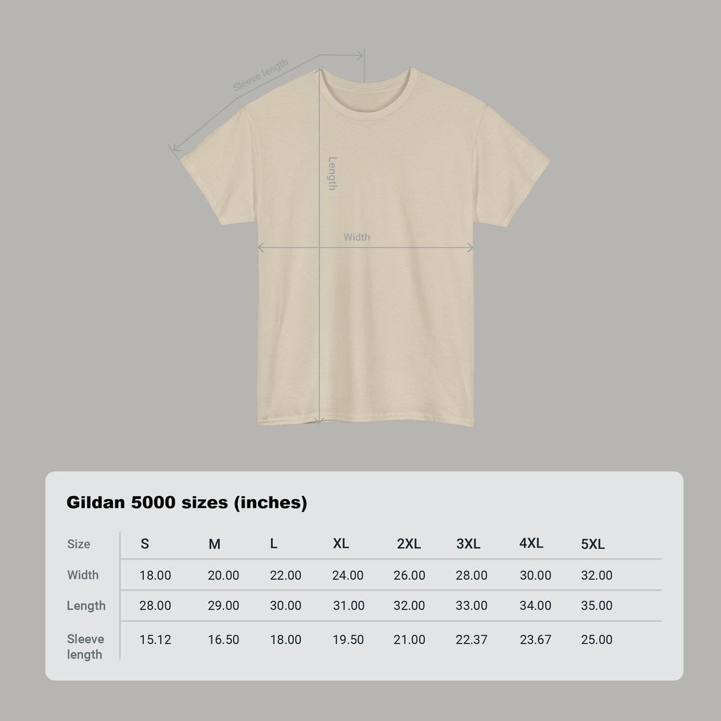 Tough Sauce Cowboy Classic Sand Heavy Weight Cotton Tee