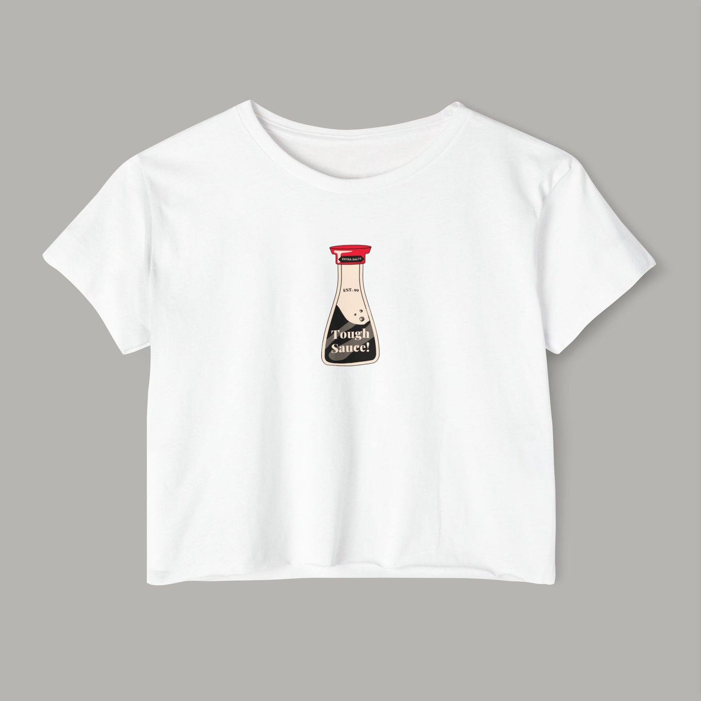 Tough Sauce Soy Sauce Bottle Women's Gym Crop Top