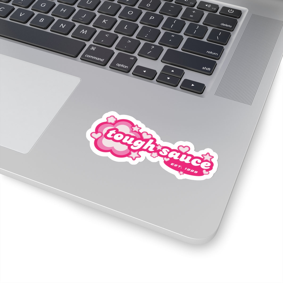 Tough Sauce Power Puff Pink Sticker