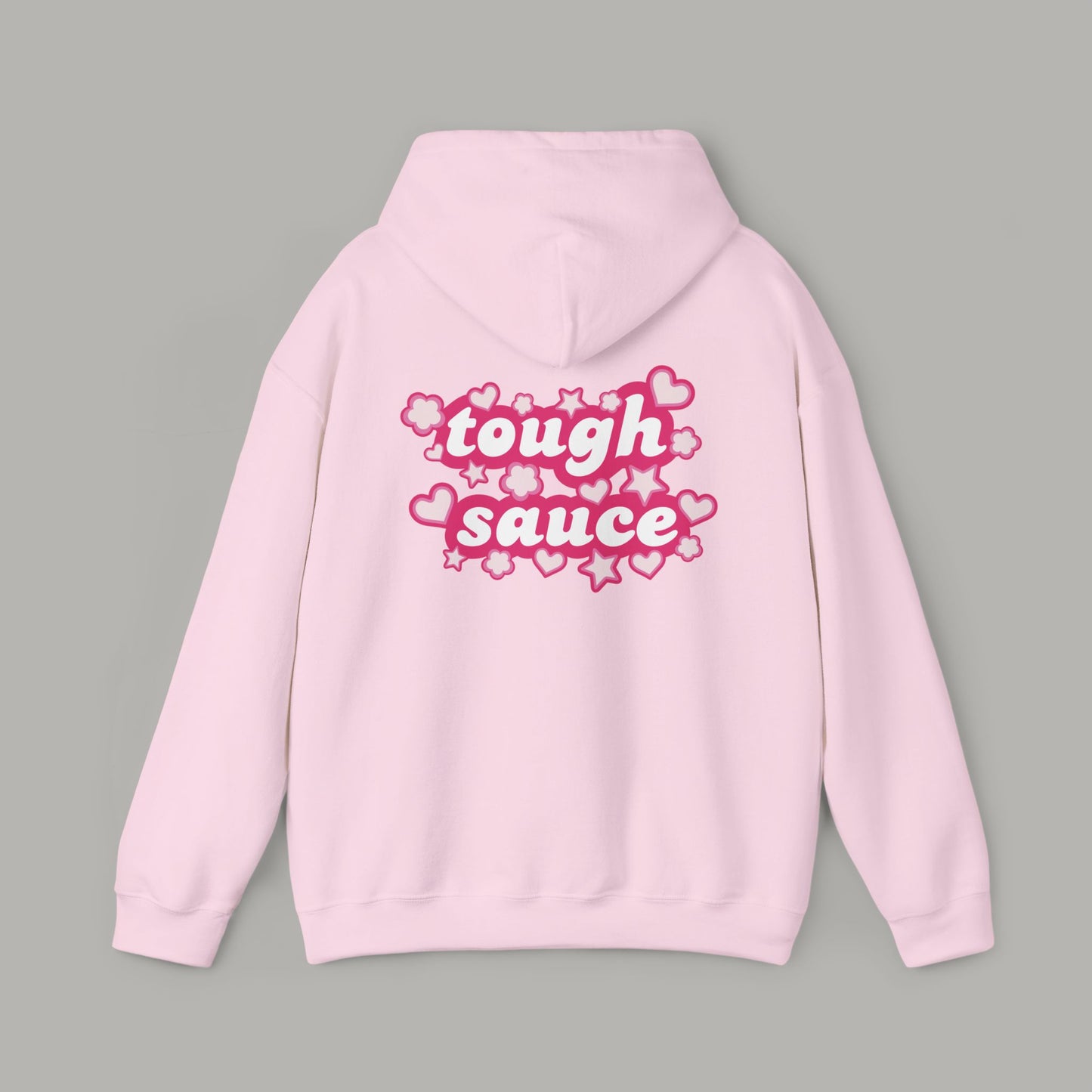 Tough Sauce Power Puff Pink Heavy Weight Hoodie