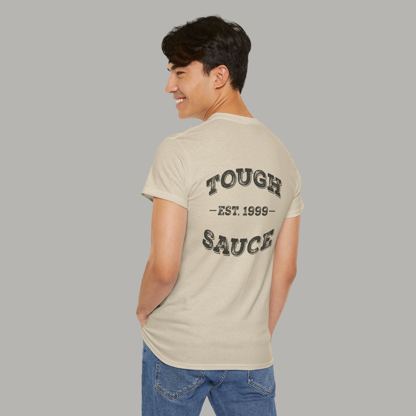 Tough Sauce Cowboy Classic Sand Heavy Weight Cotton Tee