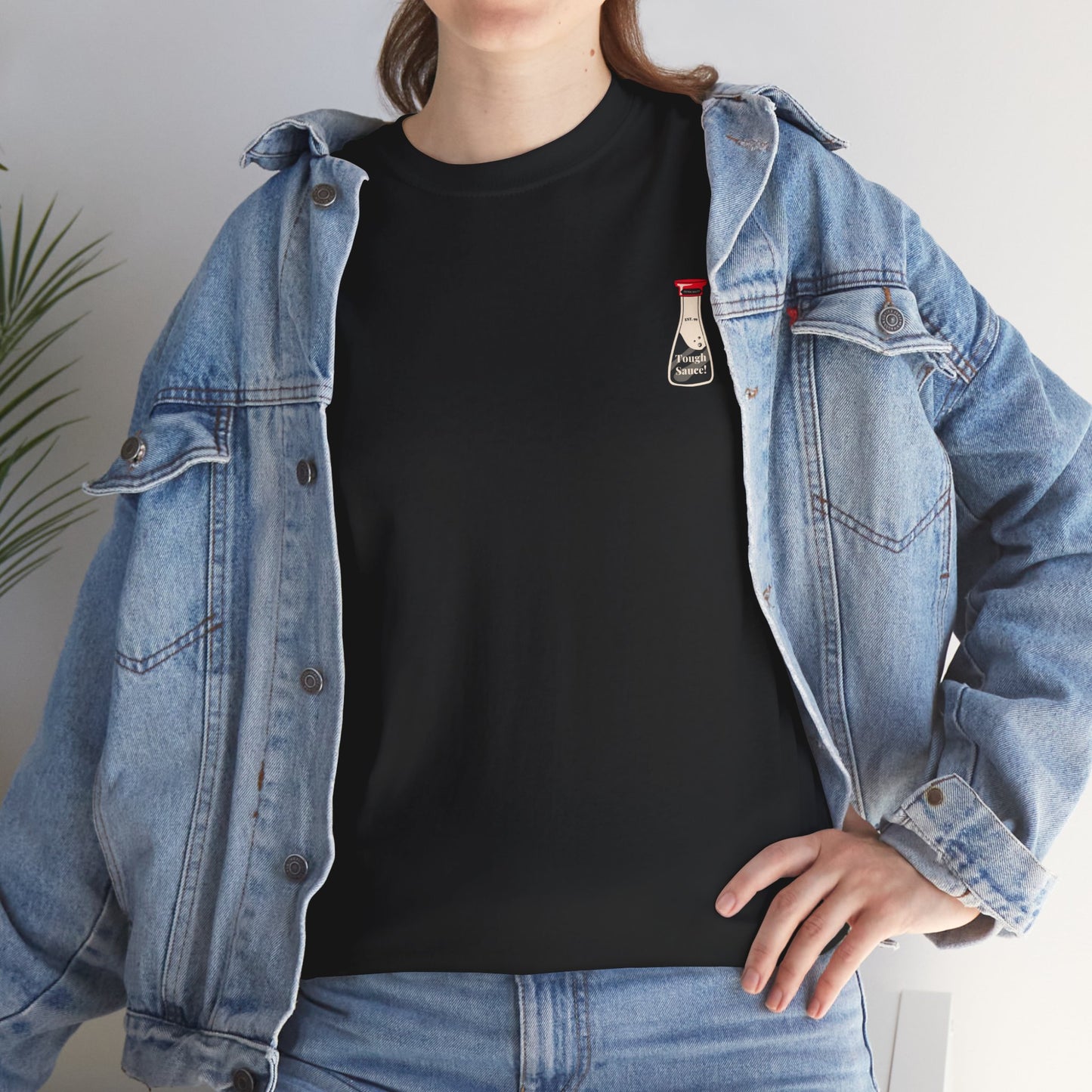 Tough Sauce The Best Soy Sauce Black Heavy Cotton Tee