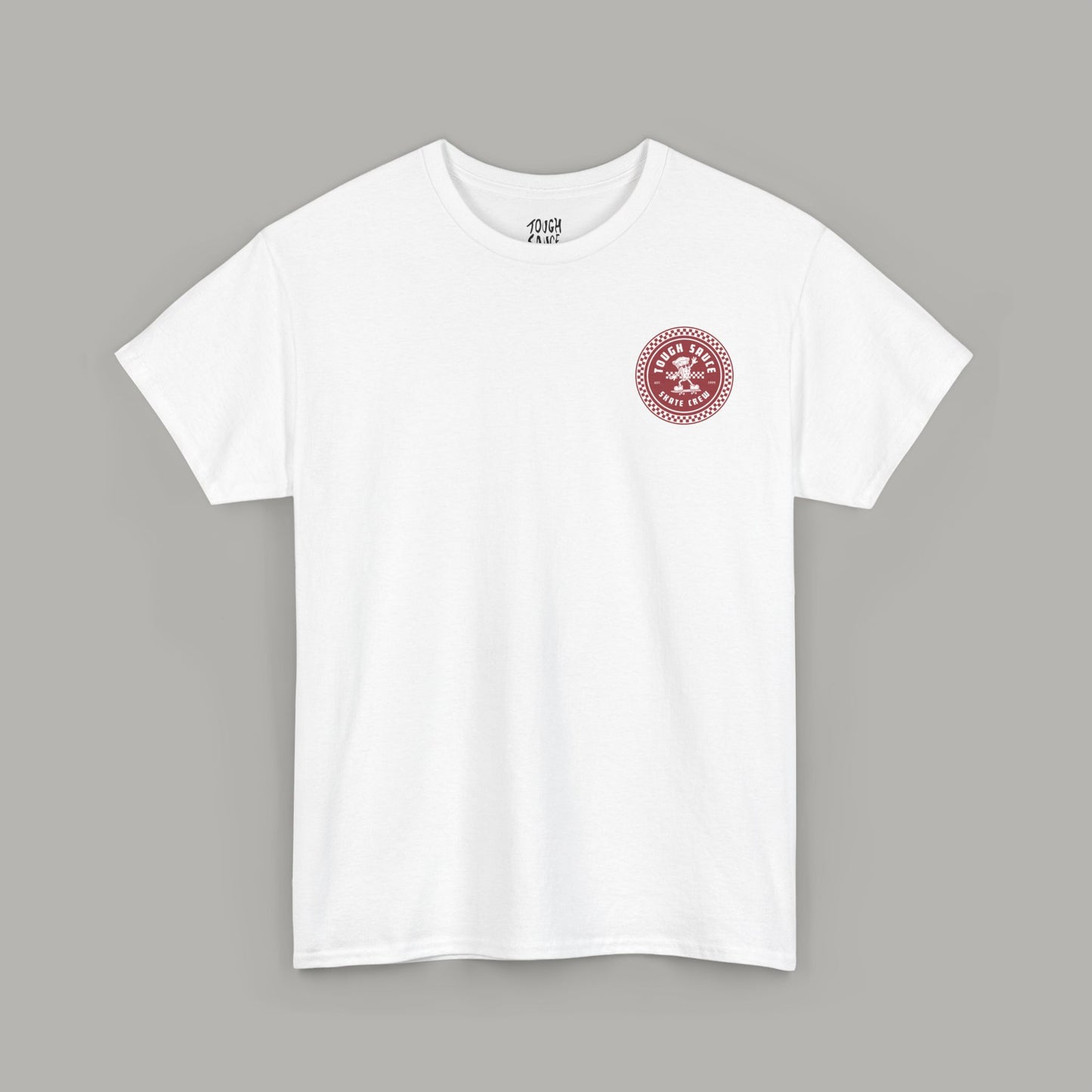 Tough Sauce Pizza Dude Skate Crew Unisex Heavy Weight Cotton Tee