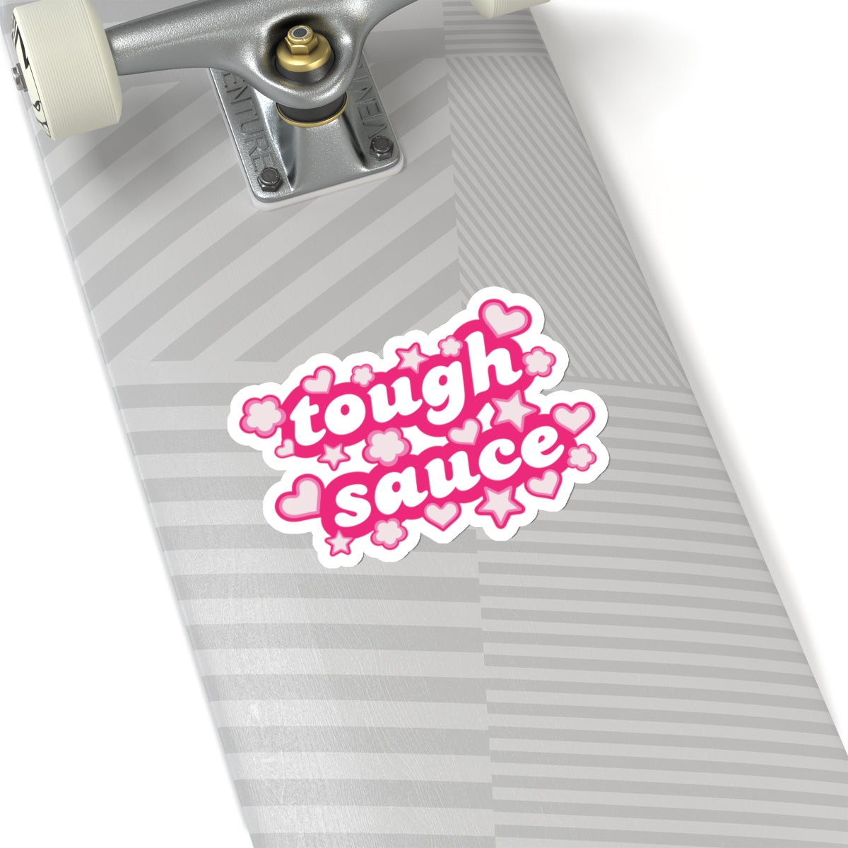 Tough Sauce Big Power Puff Pink Sticker