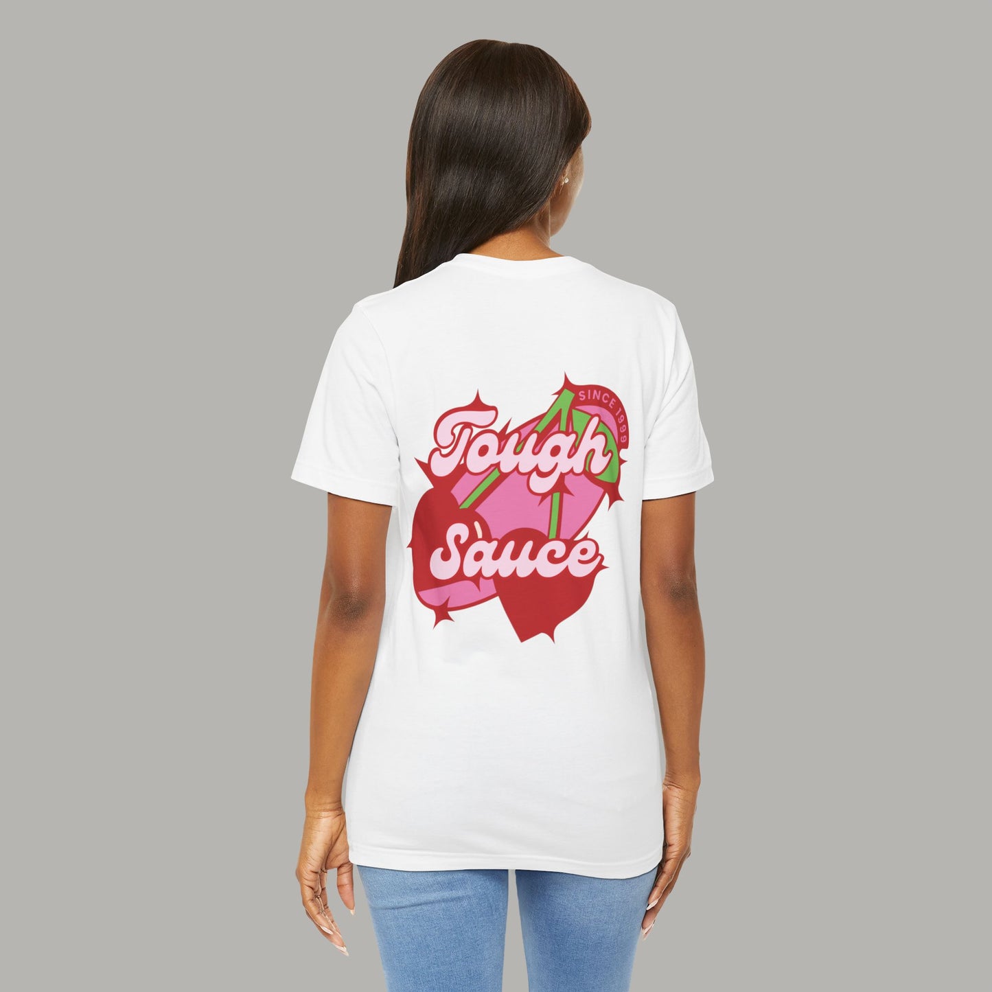 Tough Sauce Cherry On Top White Unisex T-Shirt